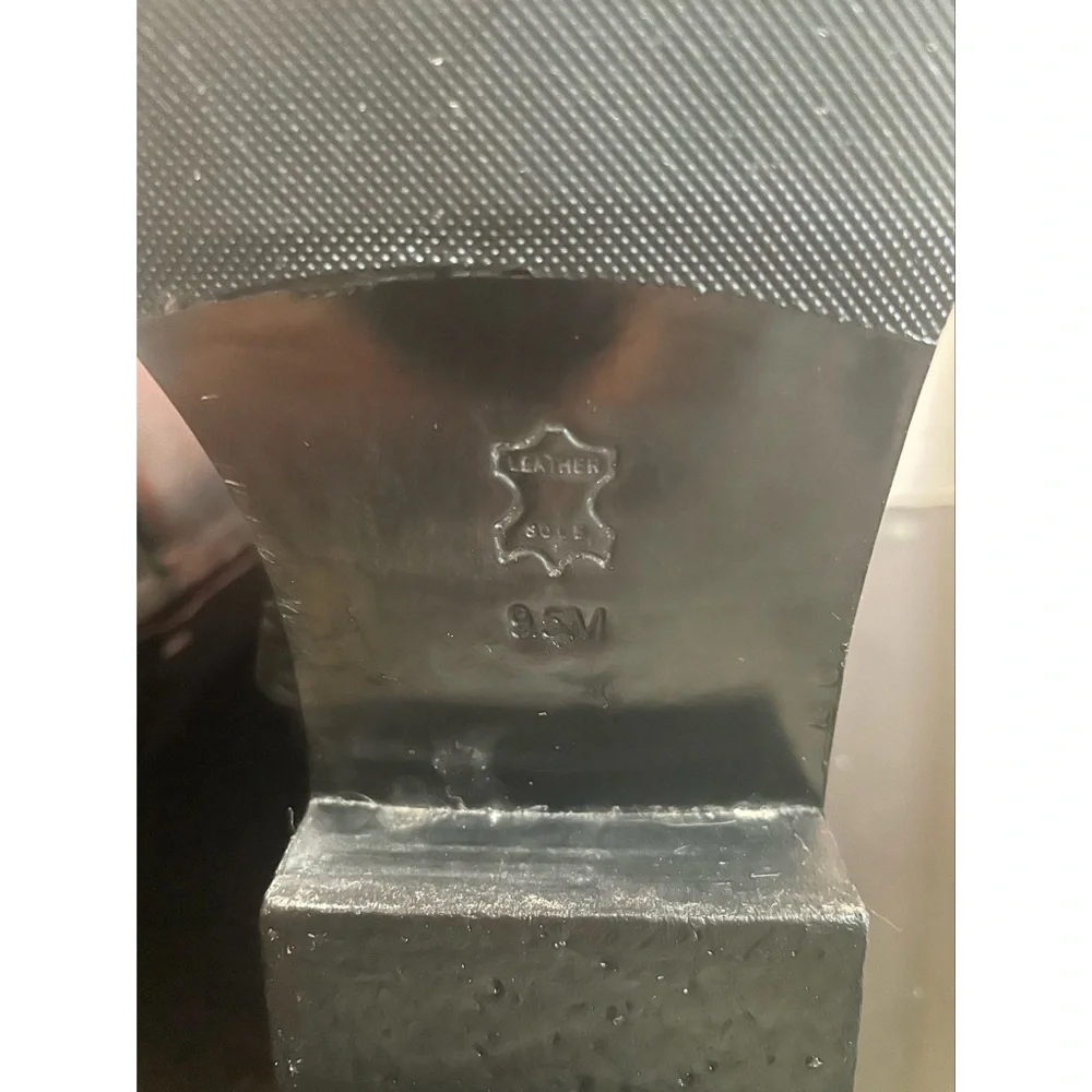 Tory Burch Marlene  Black Leather Riding Boots Women's SZ 9.5 M Knee-High Boots - Picture 14 of 15